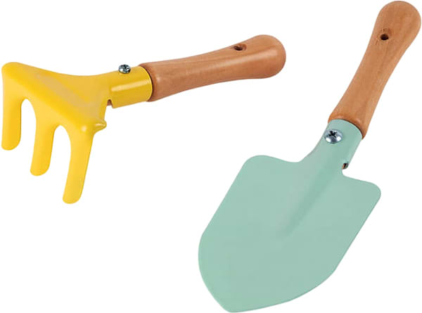 Фото - Набір для гри в пісочниці Janod Садові інструменти (J03182) Фото - Набір для гри в пісочниці Janod Садові інструменти (J03182)