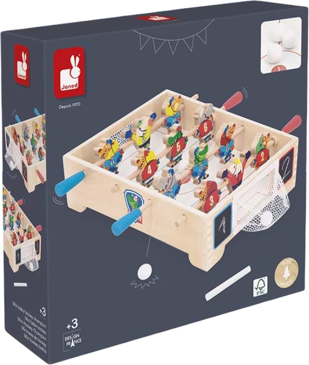 Настольная игра (3-4 года) Janod Мини хоккей (J03367)