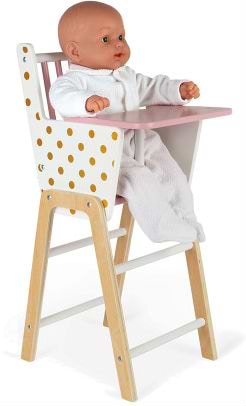 Фото - Меблі і будиночки для ляльки Janod Стільчик (J05888)