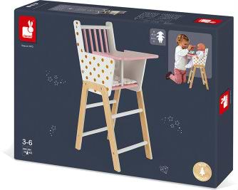 Фото - Меблі і будиночки для ляльки Janod Стільчик (J05888)