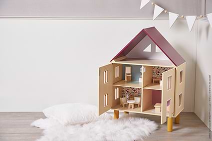 Фото - Мебель и домики для куклы Janod дом трехэтажный (J06617)