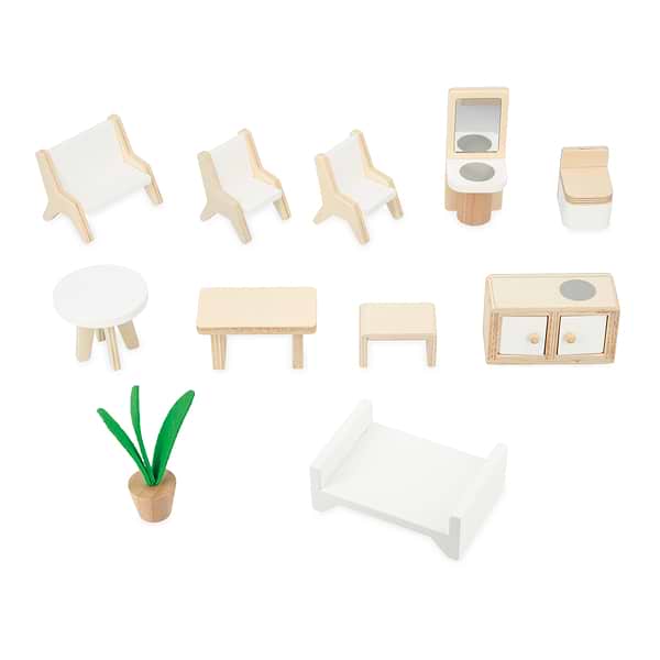 Фото - Мебель и домики для куклы Janod дом трехэтажный (J06617)