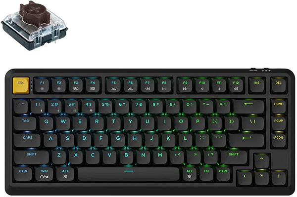 Фото - Клавиатура беспроводная игровая Keychron Black (J1-H3-UA)