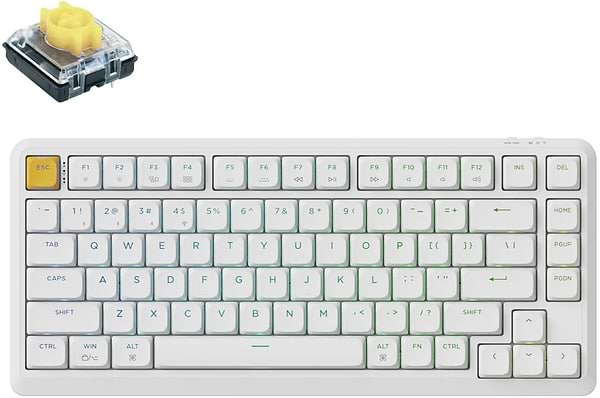 Фото - Клавиатура беспроводная игровая Keychron White (J1-Q4-UA)
