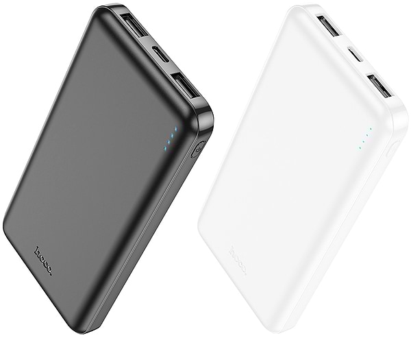 Фото - Батарея мобильная HOCO J100 10000mAh White (6931474783578)