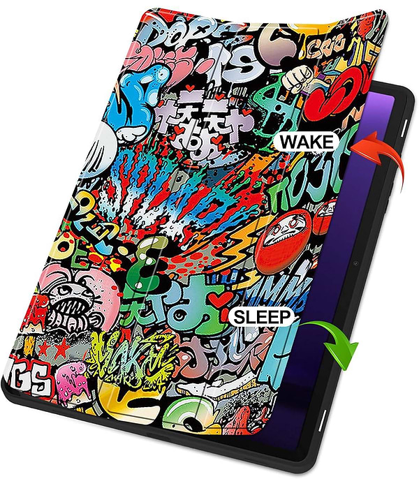 Фото - Чехол для планшета BeCover Flexible TPU Mate for Samsung Galaxy Tab S9 (SM-X710/SM-X716)/S9 FE (SM-X510/SM-X516B) 11.0" Graffiti (712534)