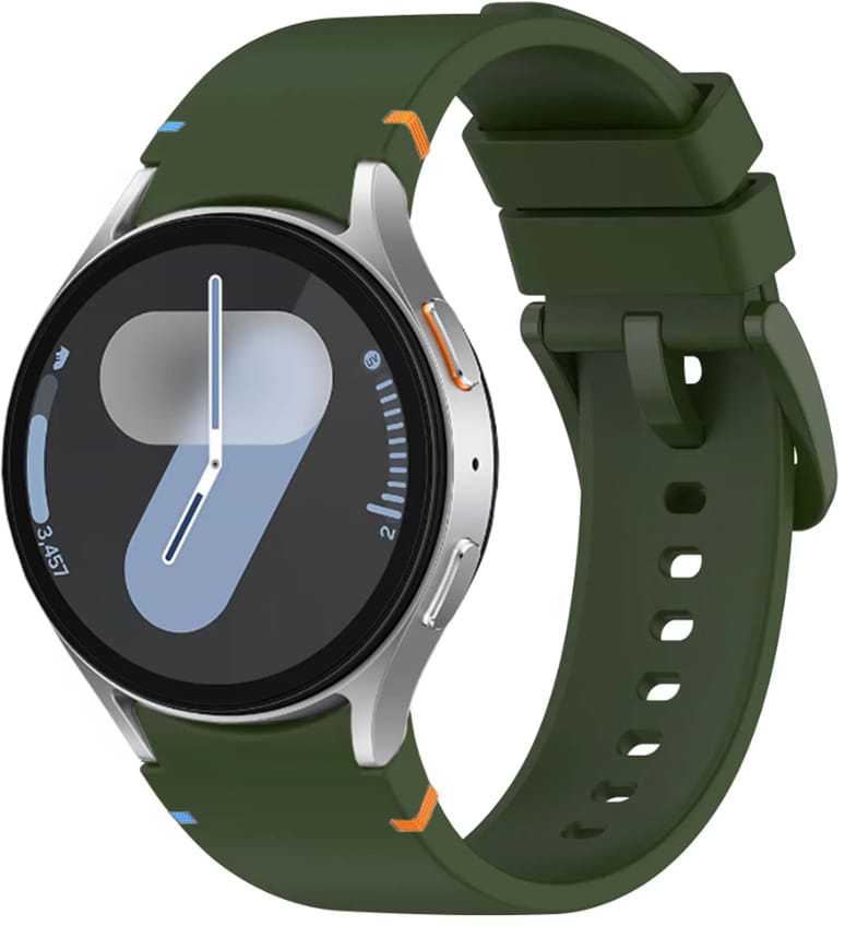 Ремінець для смарт-годинника BeCover Ribbed Tape for Samsung Galaxy Watch (20mm) 3 41mm/4 40mm-44mm/5 40-44mm/6 40-44mm/7 40-44mm Khaki  (712056) - Фото 1