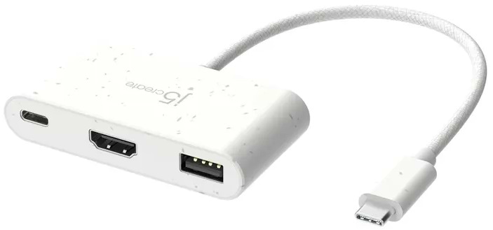 Хаб USB J5create USB-C 3-в-1 (JCA379EW-N)