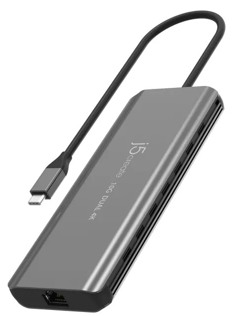 Хаб USB J5create USB-C 5-в-1 (JCD398-N)