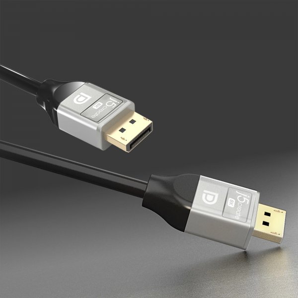 Фото - Кабель J5create DisplayPort V1.4 2 м (JDC43-N)