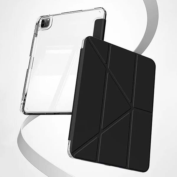 Фото - Чохол для планшету BeCover Ultra Slim Origami Transparent Apple iPad Pro 12.9 2020/2021/2022 Black (711694)