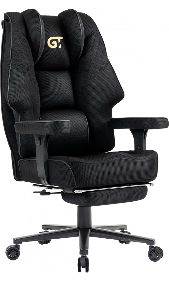 Фото - Крісло для геймерів GT Racer X-7482 Fabric Black XL Фото - Крісло для геймерів GT Racer X-7482 Fabric Black XL
