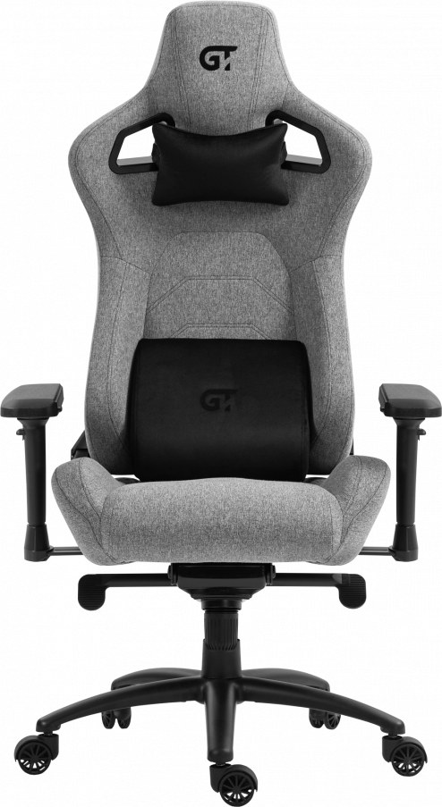 Крісло для геймерів GT Racer X-8004 Fabric Gray - Фото 1