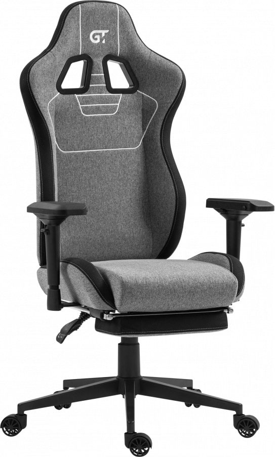 Фото - Крісло для геймерів GT Racer X-2305 Fabric Gray/Black