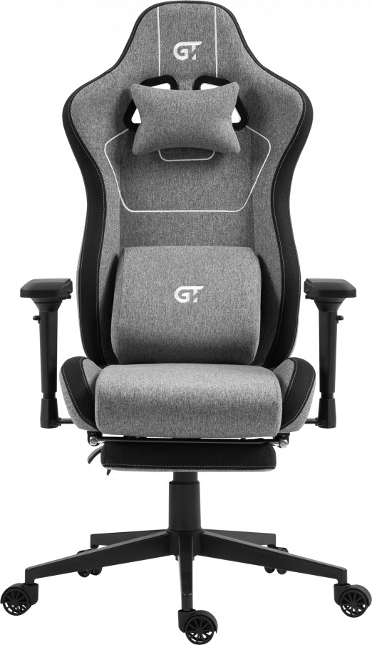 Фото - Крісло для геймерів GT Racer X-2305 Fabric Gray/Black