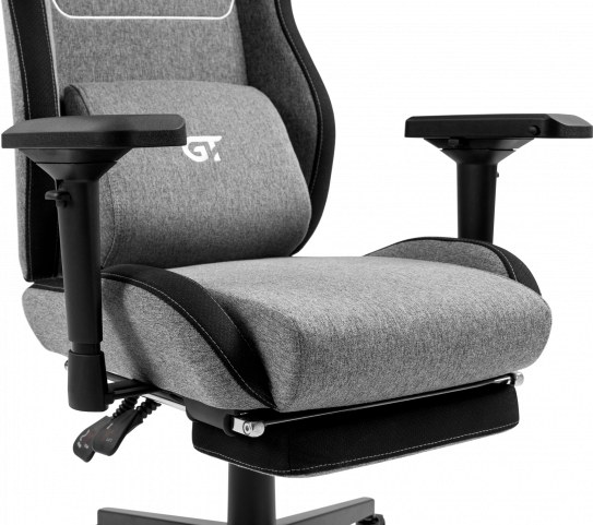 Фото - Крісло для геймерів GT Racer X-2305 Fabric Gray/Black