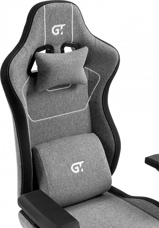 Фото - Крісло для геймерів GT Racer X-2305 Fabric Gray/Black