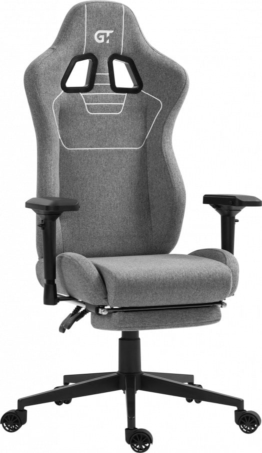 Крісло для геймерів GT Racer X-2305 Fabric Gray - Фото 1