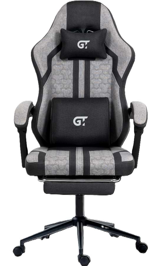 Фото - Крісло для геймерів GT Racer X-2337 Fabric Gray