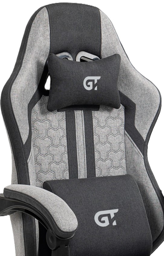 Фото - Крісло для геймерів GT Racer X-2337 Fabric Gray