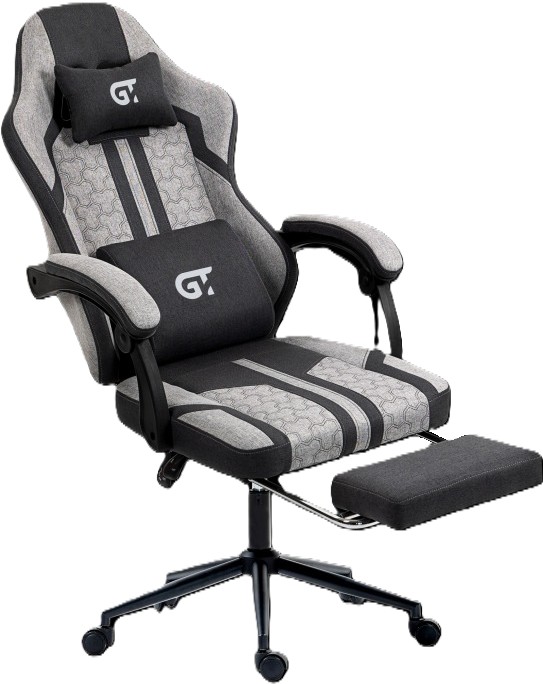 Фото - Крісло для геймерів GT Racer X-2337 Fabric Gray