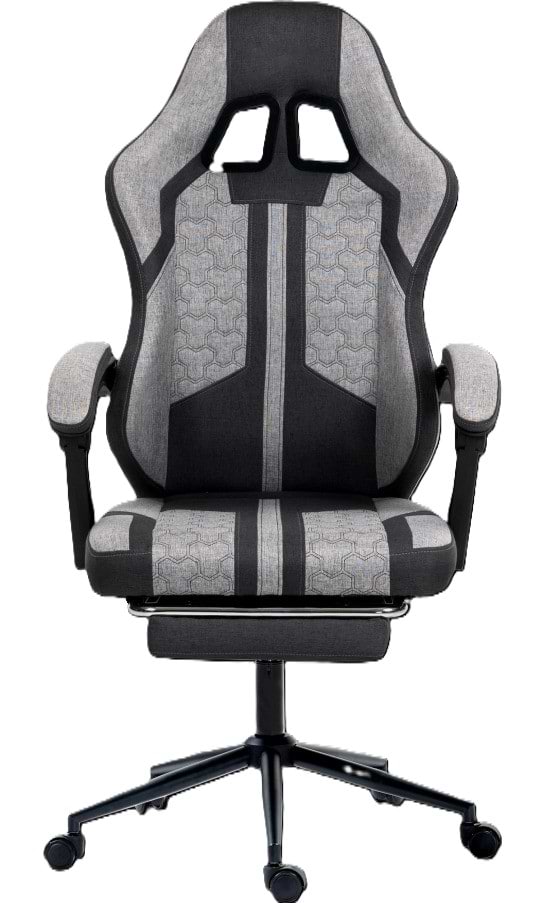 Фото - Крісло для геймерів GT Racer X-2337 Fabric Gray