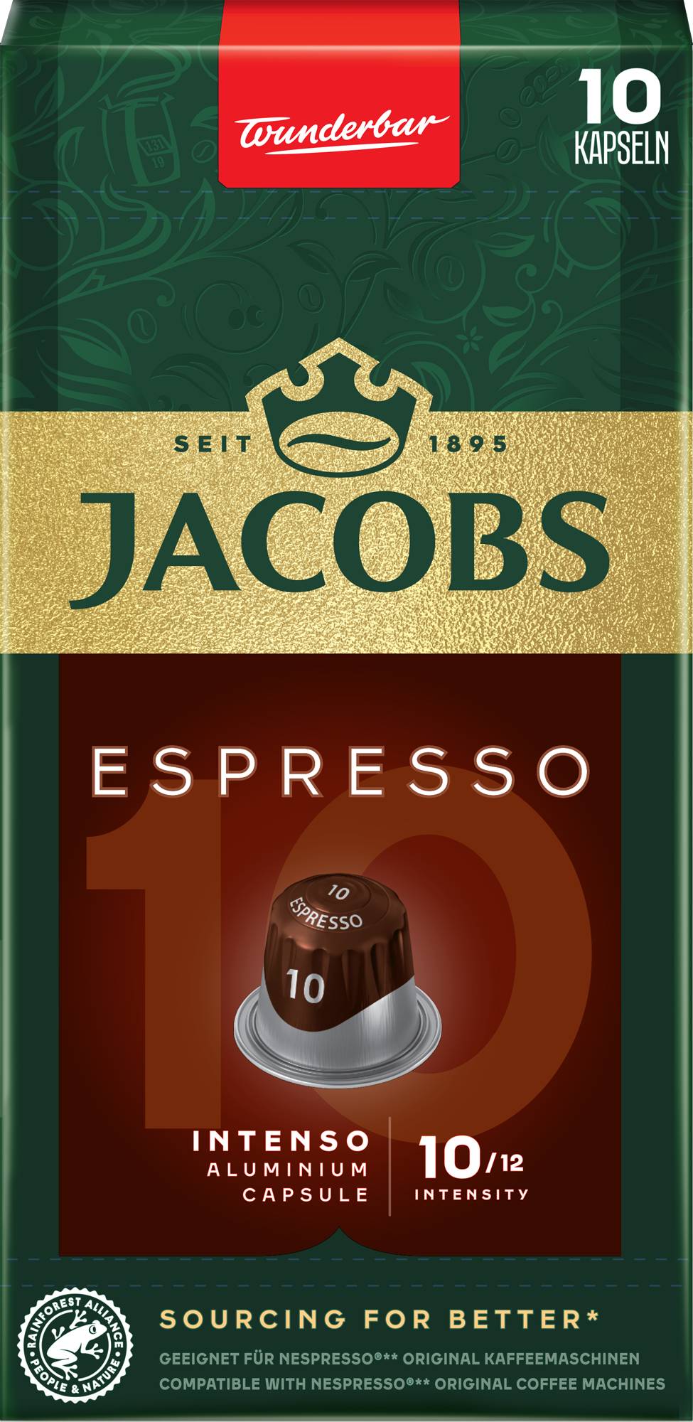 Фото - Кава в капсулах Jacobs Espresso 10 Intenso 10 шт.