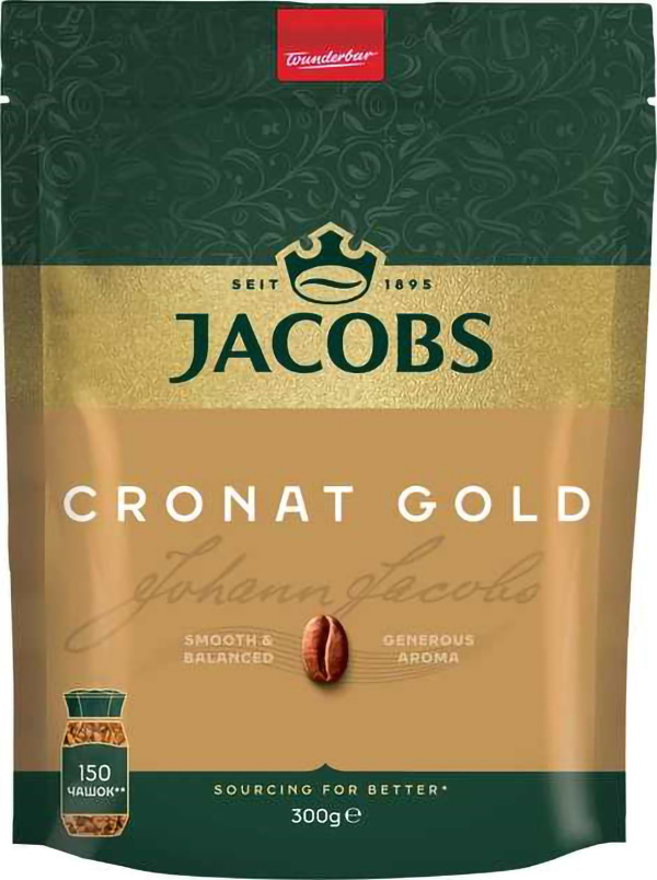 Кава розчинна Jacobs Cronat Gold 300г