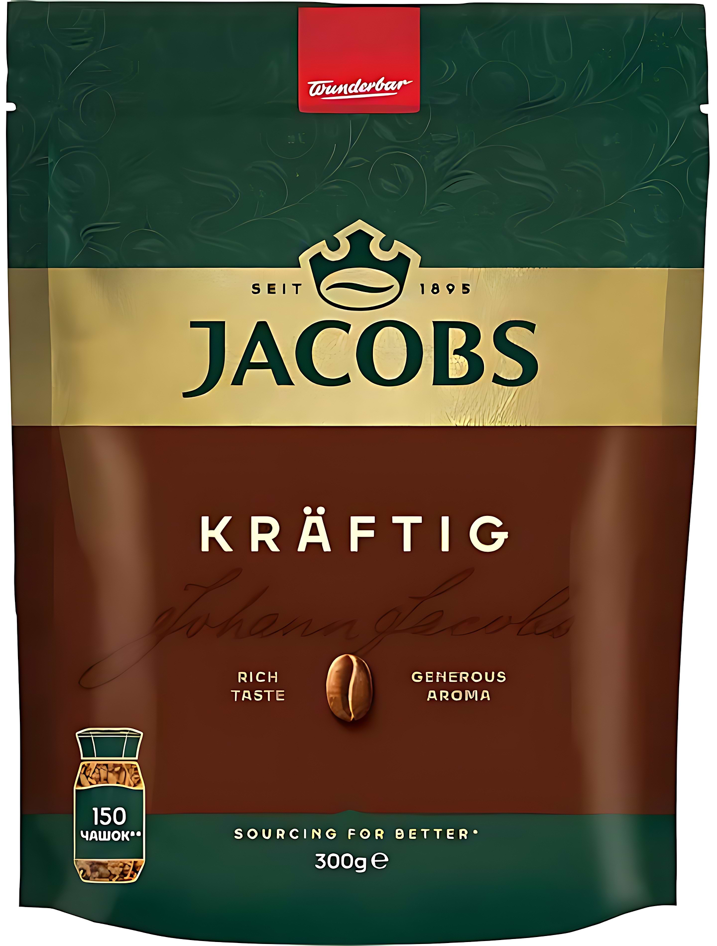 Кава розчинна Jacobs Kraftig 300г