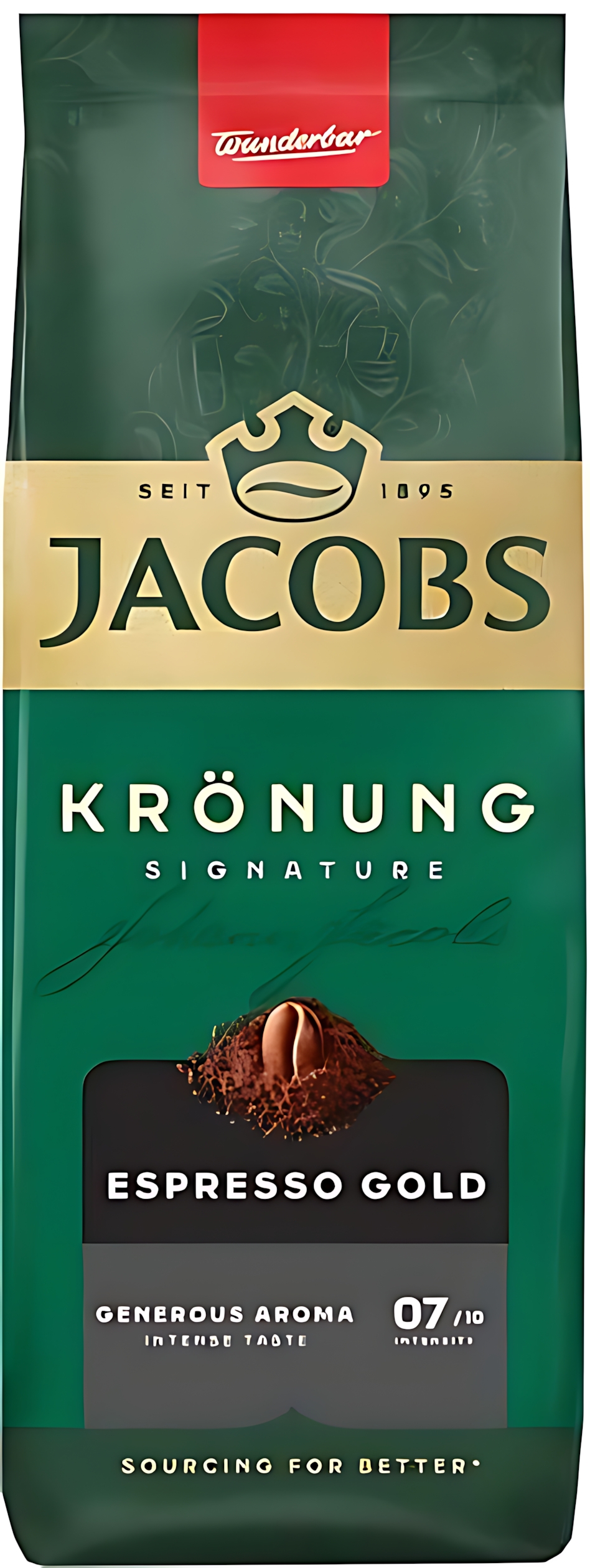Кава мелена Jacobs Kronung Espresso Gold 200г