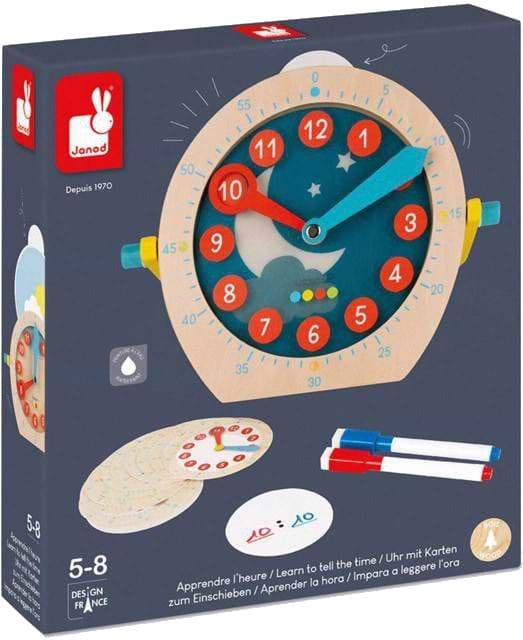 Настільна гра (5-7 років) Janod Вчимося Називати Час (J05076)