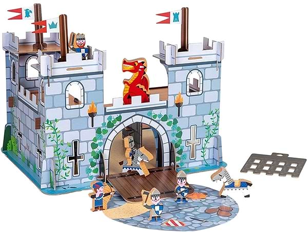 Фото - Набор игровых фигурок Janod Укрепленный Дворец 3D (J08582