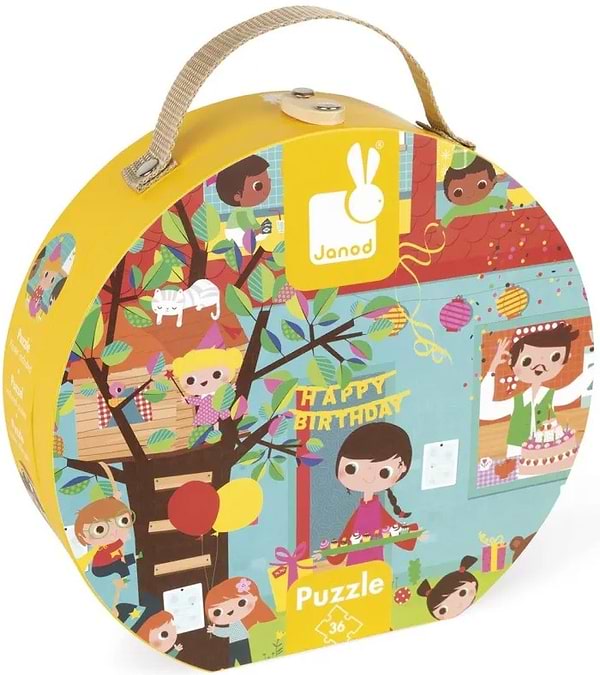 Фото - Пазлы (3-4 года) Janod Вечеринка. День Рождения (J02764)