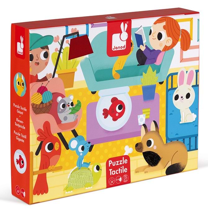 Пазли (3-4 роки) Janod Домашні тварини 20 ел. (J02686)