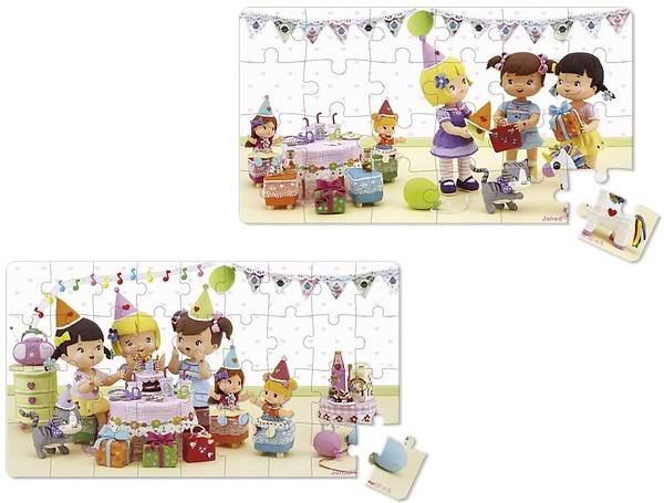 Фото - Пазли (3-4 роки) Janod Свято Джульєтти 2 шт. (J02768)