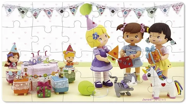 Фото - Пазли (3-4 роки) Janod Свято Джульєтти 2 шт. (J02768)