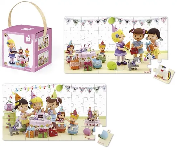 Фото - Пазли (3-4 роки) Janod Свято Джульєтти 2 шт. (J02768)