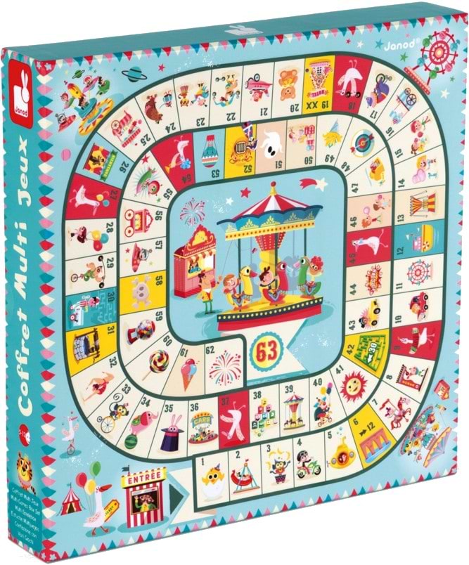 Настольная игра Janod 5 в 1 (J02742)