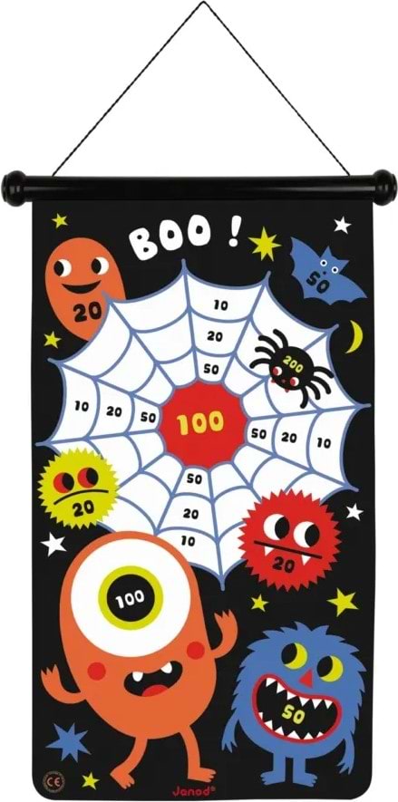 Фото - Настольная игра Janod Магнитный дартс Монстры (J02076)