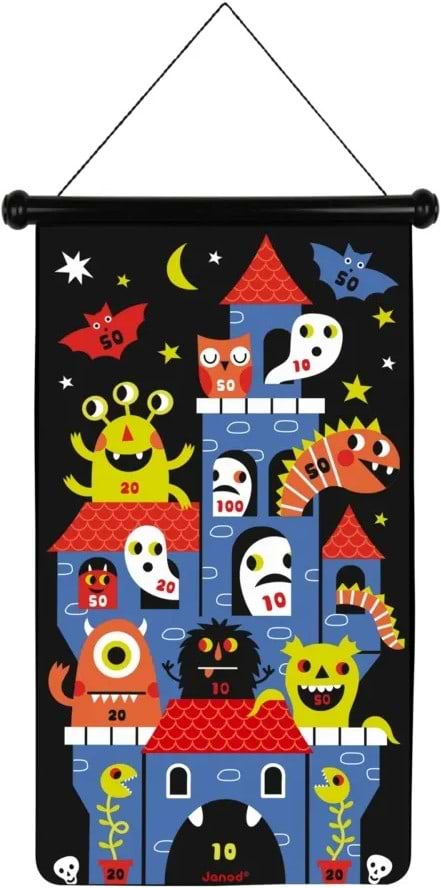 Фото - Настольная игра Janod Магнитный дартс Монстры (J02076)