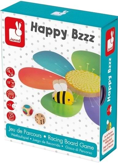Настільна гра (3-4 роки) Janod Щаслива бджола (J02697)