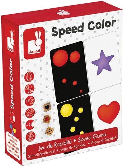 Настільна гра (5-7 років) Janod Вивчаємо колір (J02699)