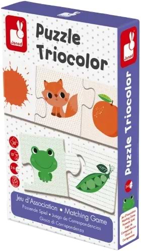 Пазли (3-4 роки) Janod Вивчаємо колір (J02709)