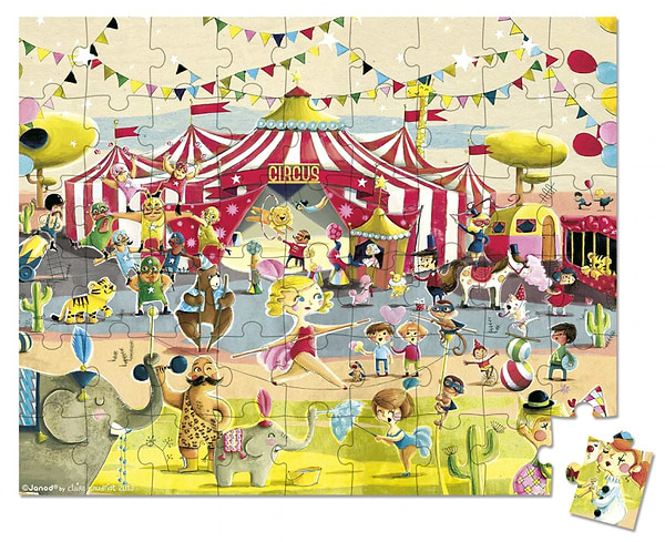 Фото - Пазлы (3-4 года) Janod Цирк (J02874)