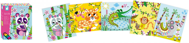 Фото - Краски Janod Панда и ее друзья (J07812)