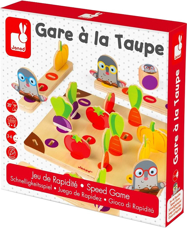 Фото - Настільна гра (3-4 роки) Janod Обережно! Кроти! (J08246)