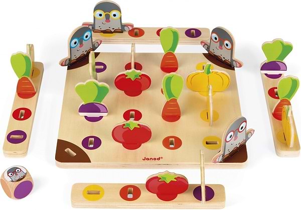 Фото - Настільна гра (3-4 роки) Janod Обережно! Кроти! (J08246)