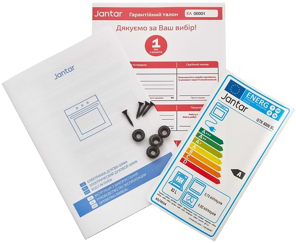 Фото - Духова шафа електрична Jantar MTK 6006 BL