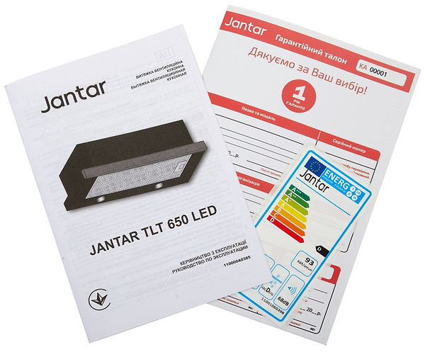 Фото - Витяжка вбудована Jantar TLT 650 LED 60 WH