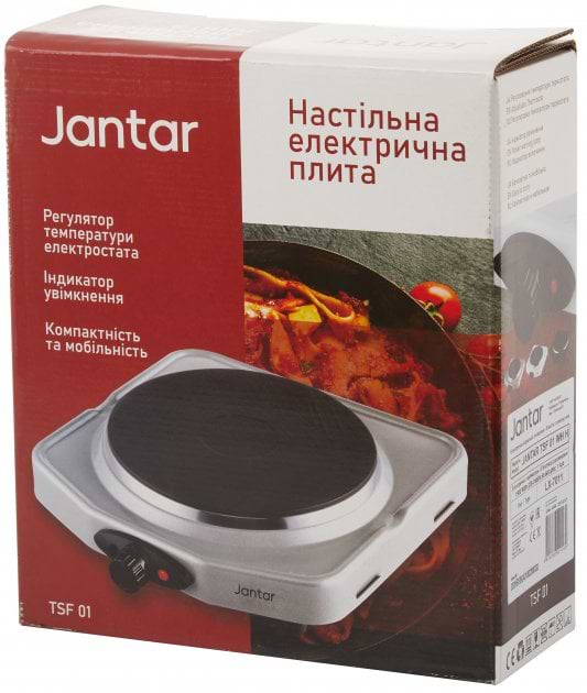 Фото - Плита электрическая настольная Jantar TSF 01 WH H